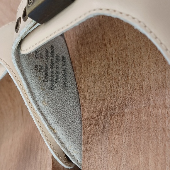Dr.  Scholl's & RE/DONE Cream Leather Clog NIB - Picture 6 of 9
